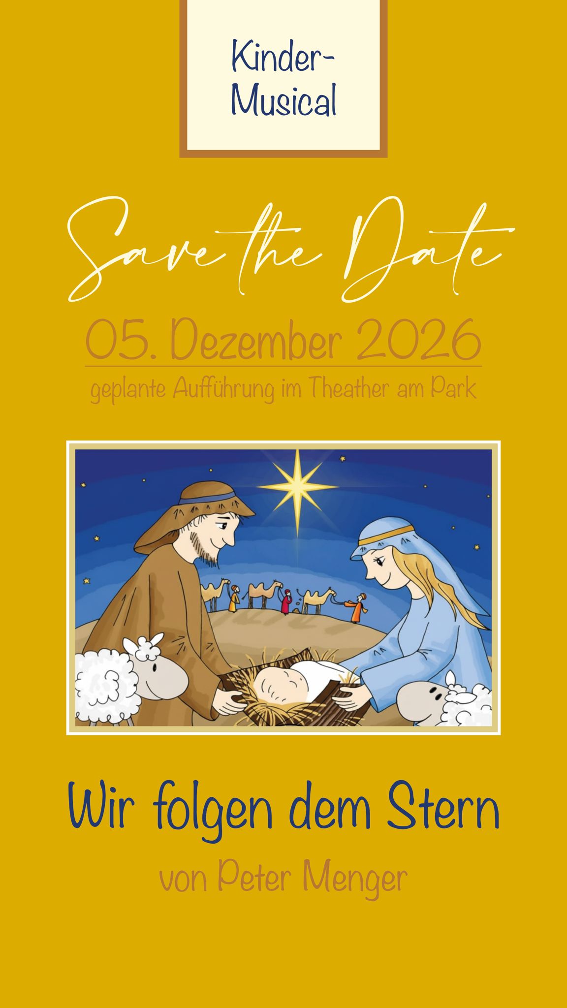 Einladung Weihnachtsmusical